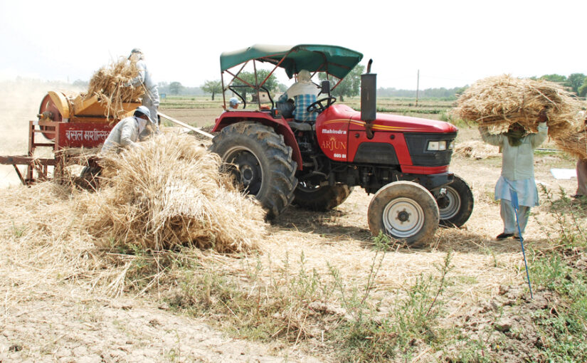 कृषि यंत्रों के इस्तेमाल में बरतें सावधानी