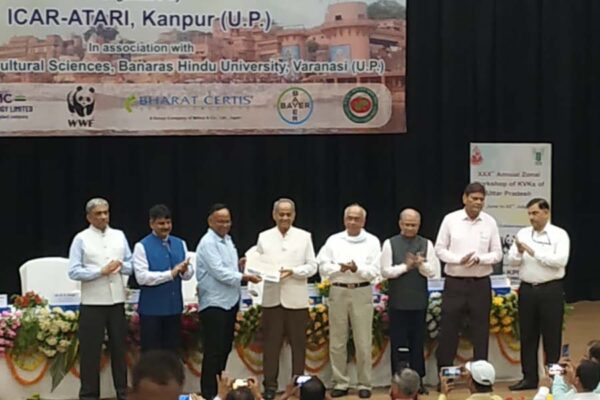 कृषि विज्ञान केंद्रों के 30वें वार्षिक कार्यशाला में सम्मानित हुए किसान राममूर्ति मिश्र
