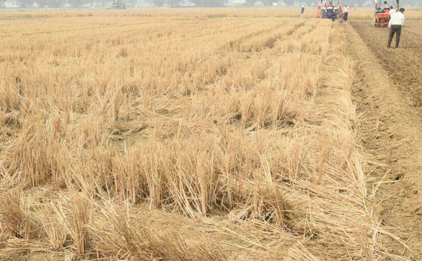 फसल अवशेष जलाने के प्रबंधन के मुद्दों पर बैठक