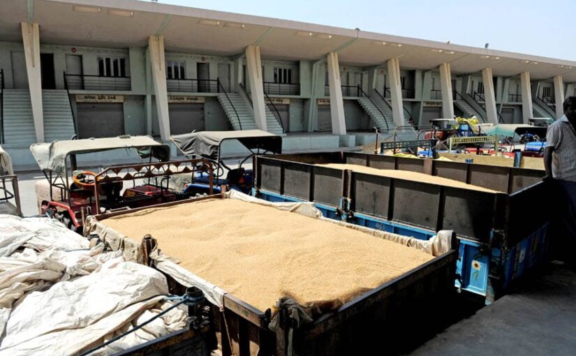गेहूं की भंडारण सीमा 3000 मीट्रिक टन से 2000 मीट्रिक टन