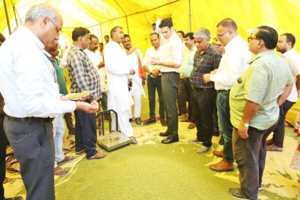 समर्थन मूल्य पर हुई मूंग की बंपर खरीद