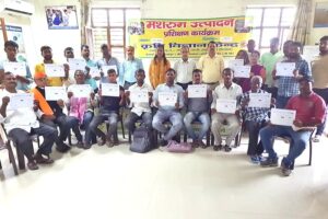 कृषि विज्ञान केंद्र, भदोही में “बटन मशरूम उत्पादन” प्रशिक्षण संपन्न