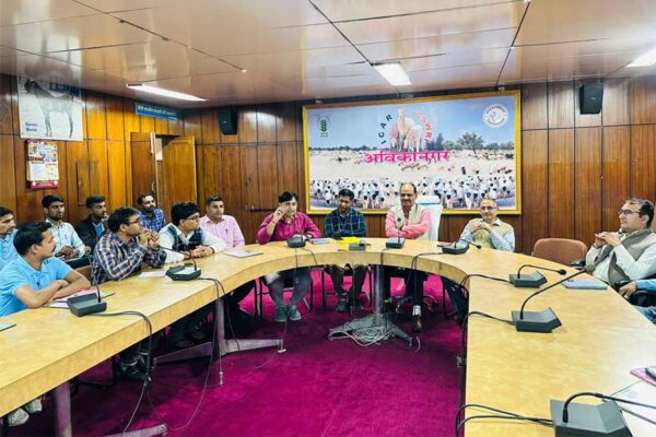भेड़बकरी एवं खरगोशपालन पर प्रशिक्षण