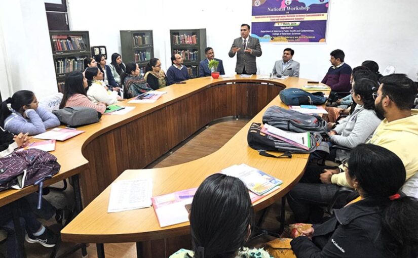 पशु चिकित्सा, जनस्वास्थ्य एवं महामारी पर कार्यशाला