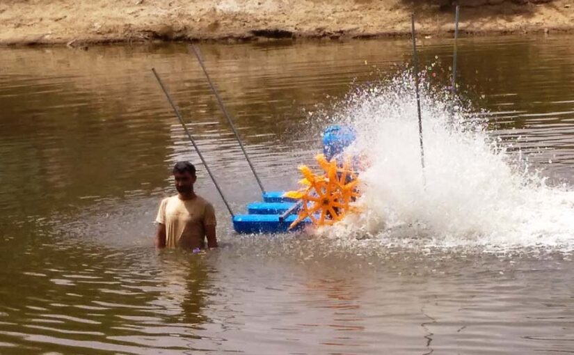 फिश एरिएटर (Fish Aerator) लगा कर बढ़ाएं मछली उत्पादन