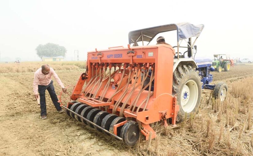 नरवाई प्रबंधन के लिए सुपरसीडर या हैप्पी सीडर, मिल रहा 50 फीसदी अनुदान
