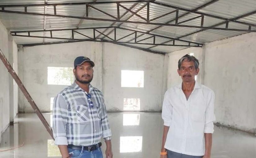 योजना का लिया लाभ , बनाया प्याज भंडारगृह (Onion Warehouse)