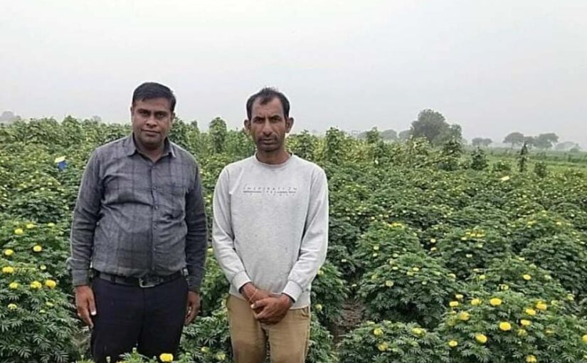 फूलों की खेती (Flower Farming) से महकी जितेंद्र की जिंदगी