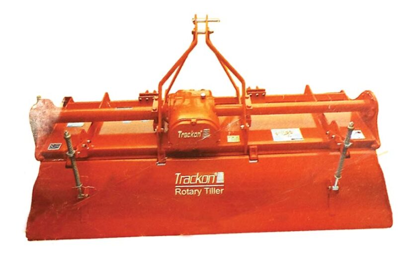 गहरी जुताई और मल्चिंग के लिए ट्रैक औन रोटरी टिलर (Rotary Tiller)