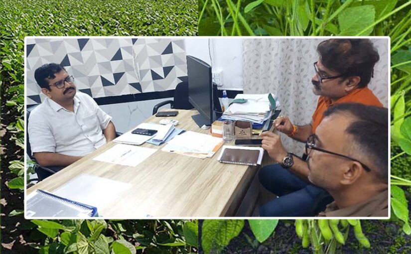 सोयाबीन फसल नुकसान का मिलेगा मुआवजा