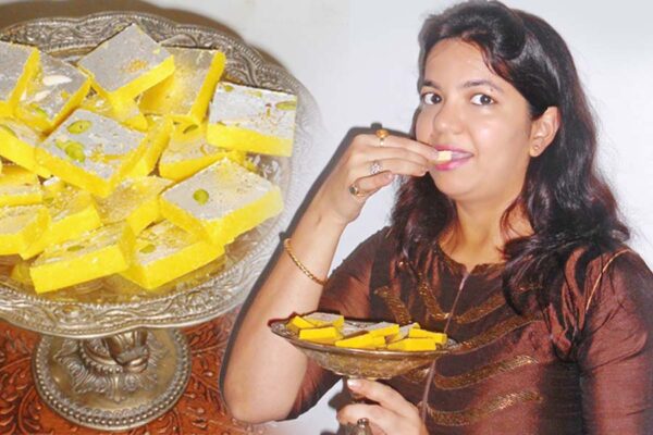 Sweets : केसरिया बरफी – खुशबू और जायके से भरपूर