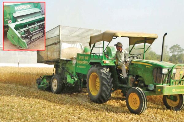 Machine : किसान ने बनाई खूबियों वाली सस्ती कंबाइन मशीन