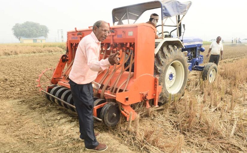 Happy Seeder : बहुउपयोगी हैप्पी सीडर यंत्र – खेती में लागत करे कम