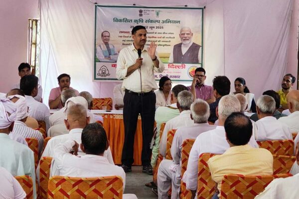 दिल्ली क्षेत्र में विकसित कृषि संकल्प अभियान