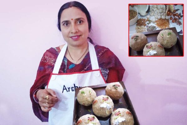 Laddu : आटा गोंद मखाना लड्डू