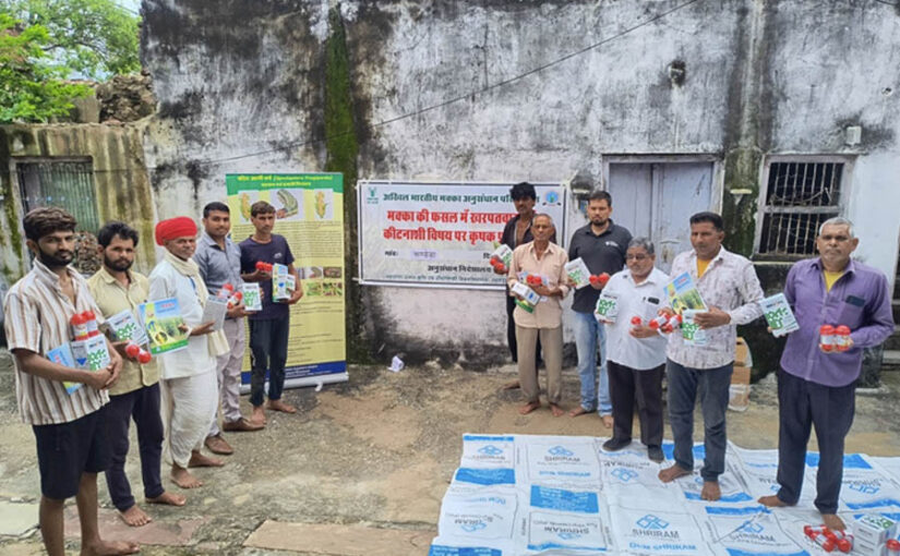 Maize : मक्का की फसल में खरपतवार पर किसान प्रशिक्षण 