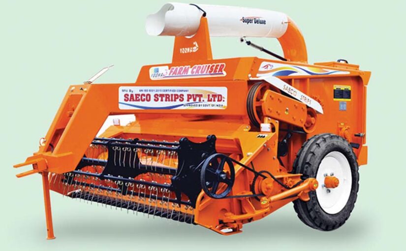 Straw Reaper : स्ट्रा रीपर फसल अवशेष का बनाए भूसा