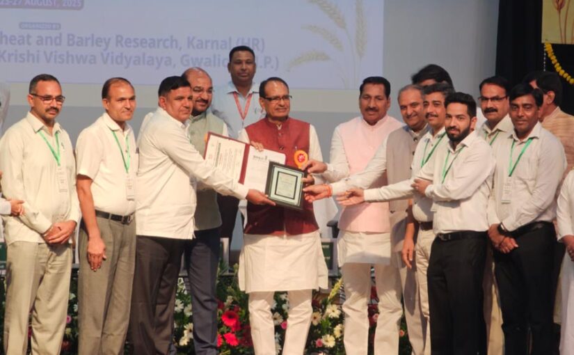 Wheat Scientists : गेहूं वैज्ञानिकों को मिला राष्ट्रीय सम्मान