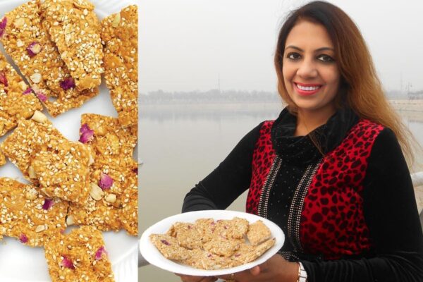 पंजाबी चिक्की तिल, गुड़ और मूंगफली से भरपूर