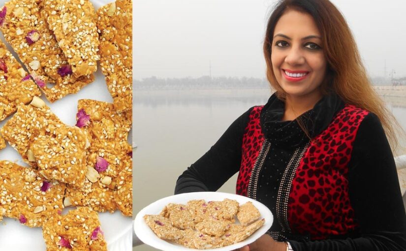 पंजाबी चिक्की तिल, गुड़ और मूंगफली से भरपूर