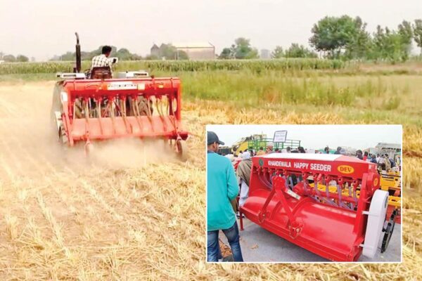 Happy Seeder : हैप्पी सीडर से किसानों को फायदा