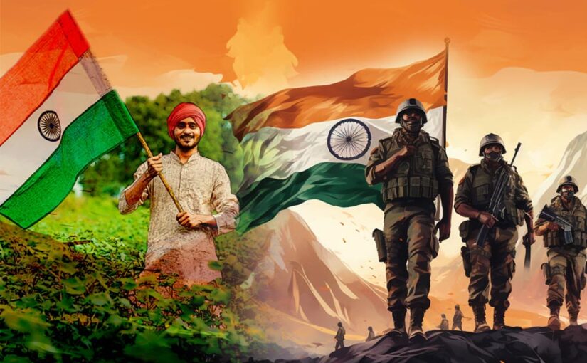 Happy Independence Day : देश की शान हैं किसान और जवान